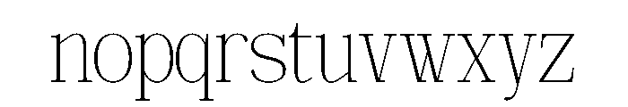 Deforta Font LOWERCASE