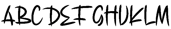Deka Sakura Font UPPERCASE