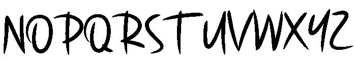 Deka Sakura Font UPPERCASE