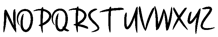 Deka Sakura Font LOWERCASE