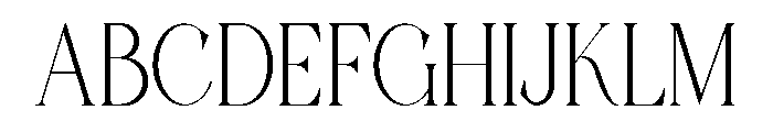 Dekia Font UPPERCASE