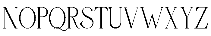 Dekia Font UPPERCASE