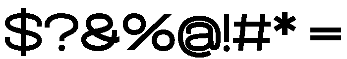 Delcation Font OTHER CHARS