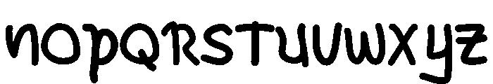Deldot Font UPPERCASE