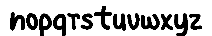 Deldot Font LOWERCASE
