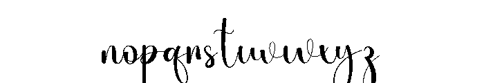 Delegation Font LOWERCASE