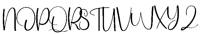 Delfia Font UPPERCASE