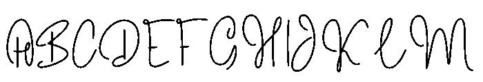 Delfiana Font UPPERCASE