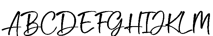 Delica Sitteen Regular Font UPPERCASE