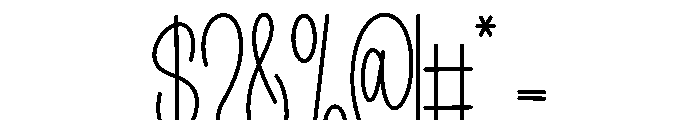 Delicate Balance Font OTHER CHARS