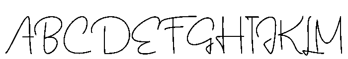 Delicate Balance Font UPPERCASE