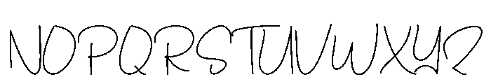 Delicate Balance Font UPPERCASE