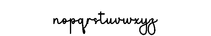 Delicate Balance Font LOWERCASE