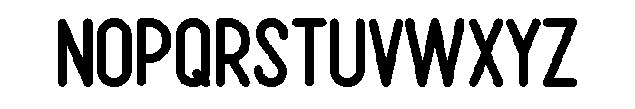 Deliced Rounded Regular Font UPPERCASE