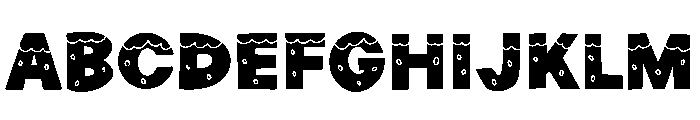 Delicious Christmas Font UPPERCASE