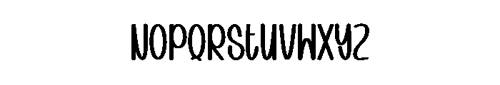 Delicious Girl Font LOWERCASE