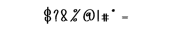 Delicious Sandwich Font OTHER CHARS
