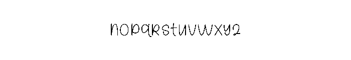 Deliciouse Chocolate Font LOWERCASE
