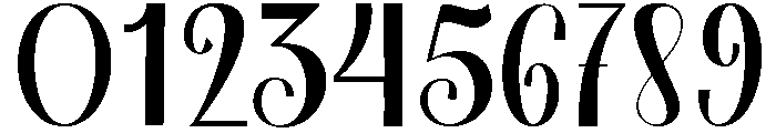 Deliga Regular Font OTHER CHARS