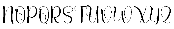 Delighful Midnight Font UPPERCASE