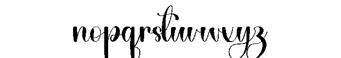 Delighful Midnight Font LOWERCASE