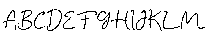 Delighful Regular Font UPPERCASE