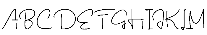 Delight Calligraphy Font UPPERCASE
