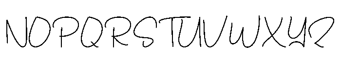 Delight Calligraphy Font UPPERCASE