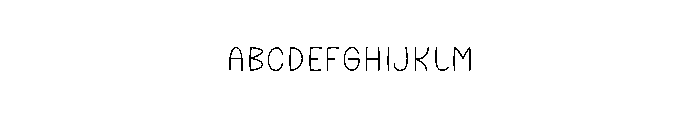 Delight Daily Font UPPERCASE