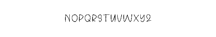Delight Daily Font UPPERCASE