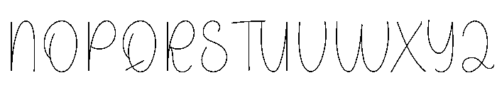Delight Handmade Font UPPERCASE