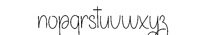 Delight Handmade Font LOWERCASE