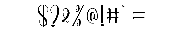 Delight Saturday Font OTHER CHARS