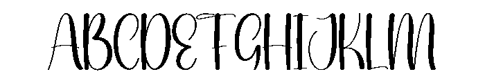 Delight Saturday Font UPPERCASE