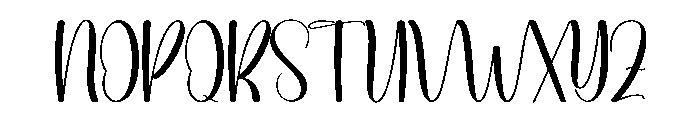 Delight Saturday Font UPPERCASE