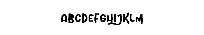 Delight Thursday Font UPPERCASE