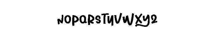 Delight Thursday Font LOWERCASE