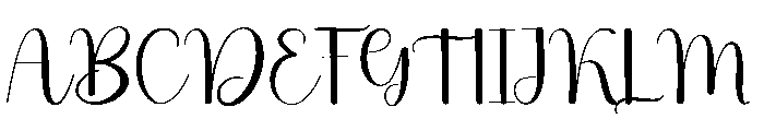 Delight Wedding Font UPPERCASE