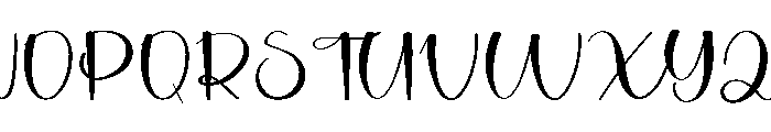 Delightful Handmade Font UPPERCASE