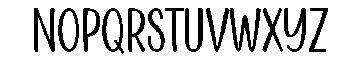 Delightful Handwriting Font UPPERCASE