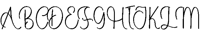 Delighting Font UPPERCASE