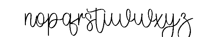 Delighting Font LOWERCASE