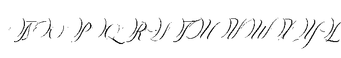 Delighton Script Font UPPERCASE