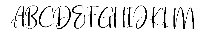 Delights Justhinking Font UPPERCASE