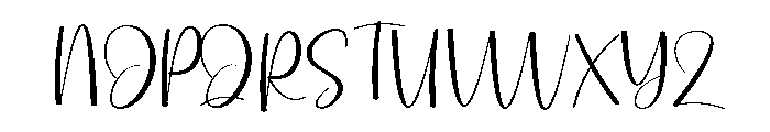 Delights Justhinking Font UPPERCASE