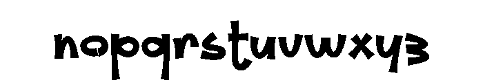 Delights Moonlights Font LOWERCASE