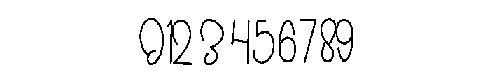Delighty Midnighty Font OTHER CHARS