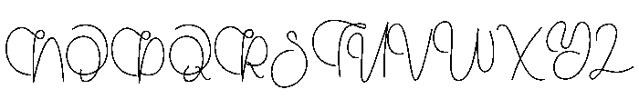Delighty Midnighty Font UPPERCASE