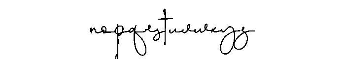 Delighty Midnighty Font LOWERCASE