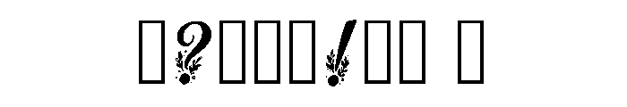 Delilah Regular Font OTHER CHARS